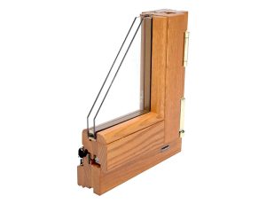 پنجره چوبی دو جداره 