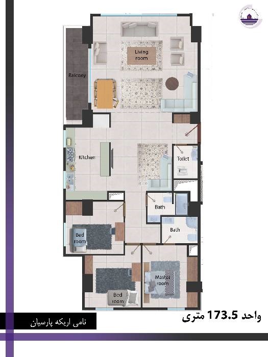 متراژ واحدهای پروژه بقیه الله 3